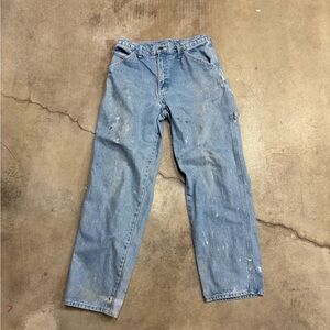 Relaxed Blue Jeans with Straight-Leg Fit